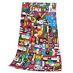 Countryball Polandball World Map Flannel Fleece