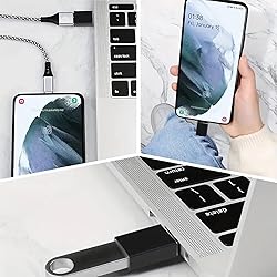 Welldiea USB C to USB Adapter 4 Pack, Type C Male
