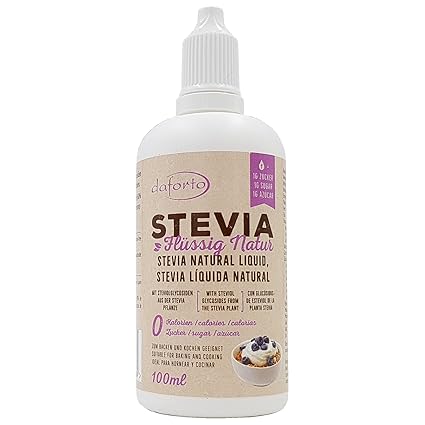 Daforto Stevia Flüssig Natur, 1er Pack (1 x 100 ml)