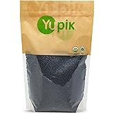 Yupik Organic Ancient Black Rice, 2.2 lb (35.2 oz), USDA certified, Kosher, Gluten-free, Whole Grain, Ideal for Cooking, Side