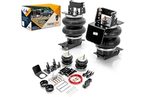 TORQUE Airbag Air Bag Suspension Kit for 2003-2013 Dodge Ram 2500, 2003-2012 Dodge Ram 3500, 2006-2008 1500 Mega Rear Helper Bag Spring Towing 5000 lbs (Replaces Firestone Ride Rite 2299) (TR2299)
