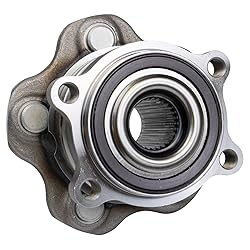 TRQ 2 Piece Rear Wheel Bearing & Hub Assembly Set