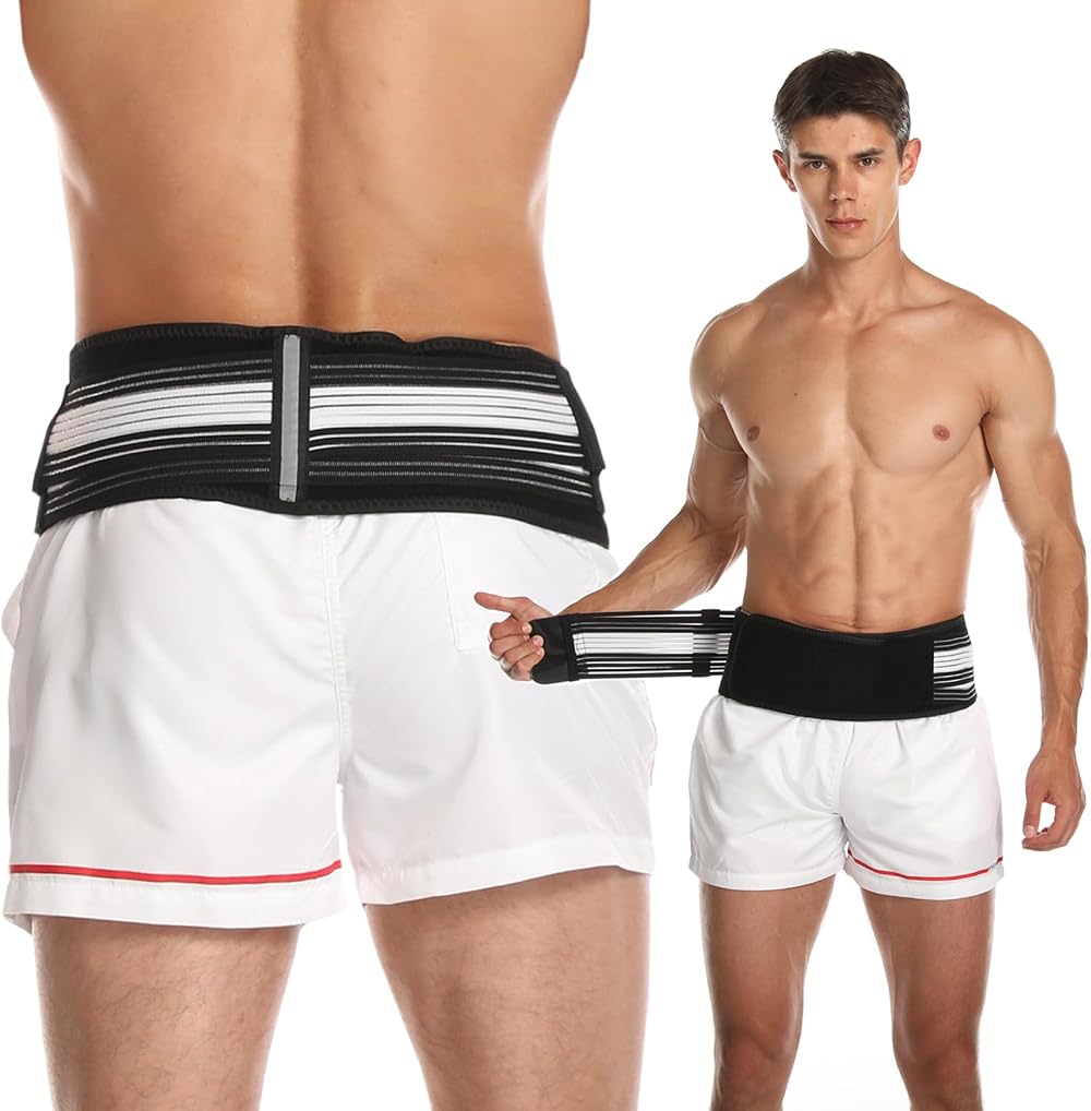 Paskyee Sciatica Belt Back Support—SI Joint Hip Brace Men Women