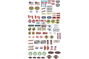 EAST COAST VINYL WERKZ Bumper/Window Decals for RC Scale cralwer - 2 Styles - Axial SCX10 II RC4WD Redcat Gen7 Gen8 TRX4 Vanquish VS4-10 Stickers (VarietyPack - 98 Piece)