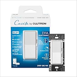 Lutron Diva Smart Dimmer Switch ELV+ for Caseta