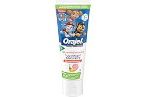 Orajel Kids Paw Patrol Anti-Cavity Fluoride Toothpaste – Natural Fruity Bubble Flavor, Fun and Effective Cavity Protection, 1