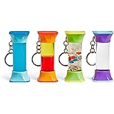 hand2mind Soothing Swirlers Sensory Tubes, Mini Fidget Keychains, Anxiety Relief Items, Calming Toys for Kids, Calm Down Corner Supplies, Quiet Fidgets for Classroom, Toddler Car Toys for Travel