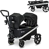 BOB Gear Renegade Canopy Stroller Wagon with 3 Seats, 5-Point Harness System, All-Terrain Tires, and Push and Pull Handle, Ni
