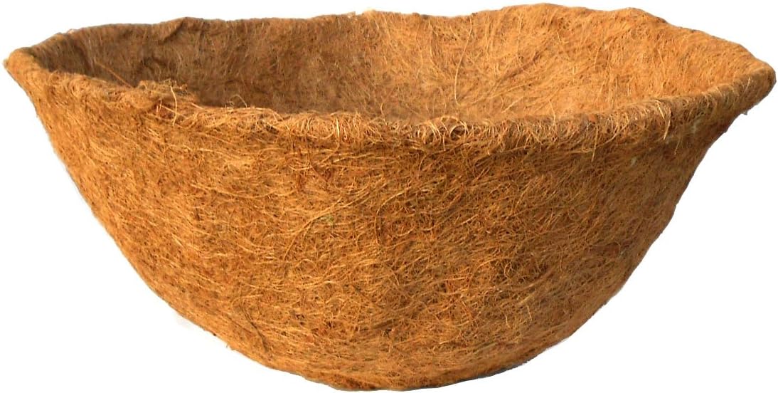24" Hand Formed Hanging Basket Coco Fiber Liner (C960L