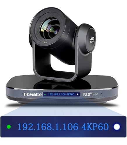 Amazon.com: FoMaKo 4K PTZ Bundle NDI Camera 60FPS 20X Optical Zoom