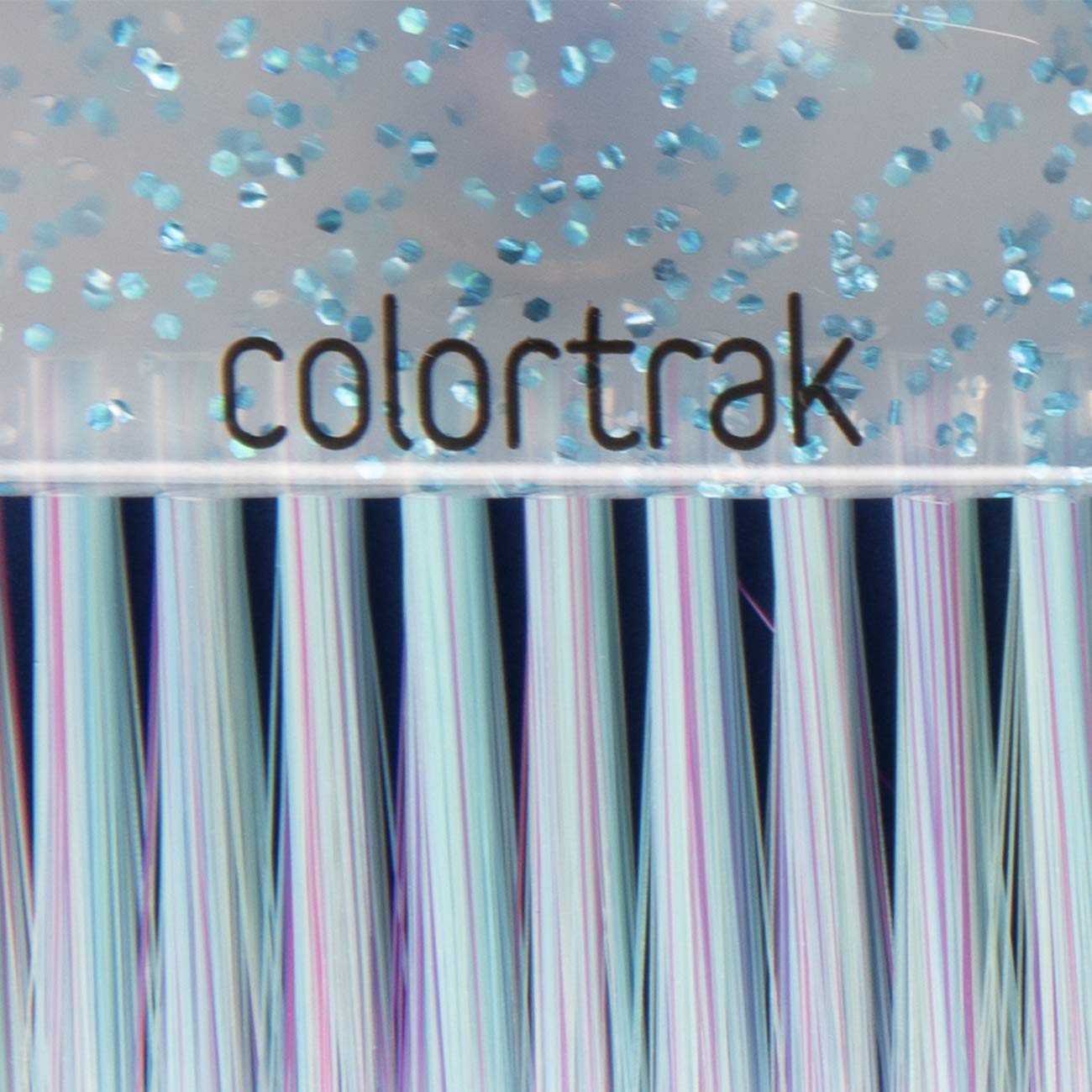 Colortrak 3 Pack Colours Tint Brushes, Multicolor Glitter Brush Trio, Colorful Blend of Soft Feathered Bristles, Cosmic Multicolor Glitter Handle, 3 Brushes Per Pack, 3.5 x 11 inch Pack : Beauty