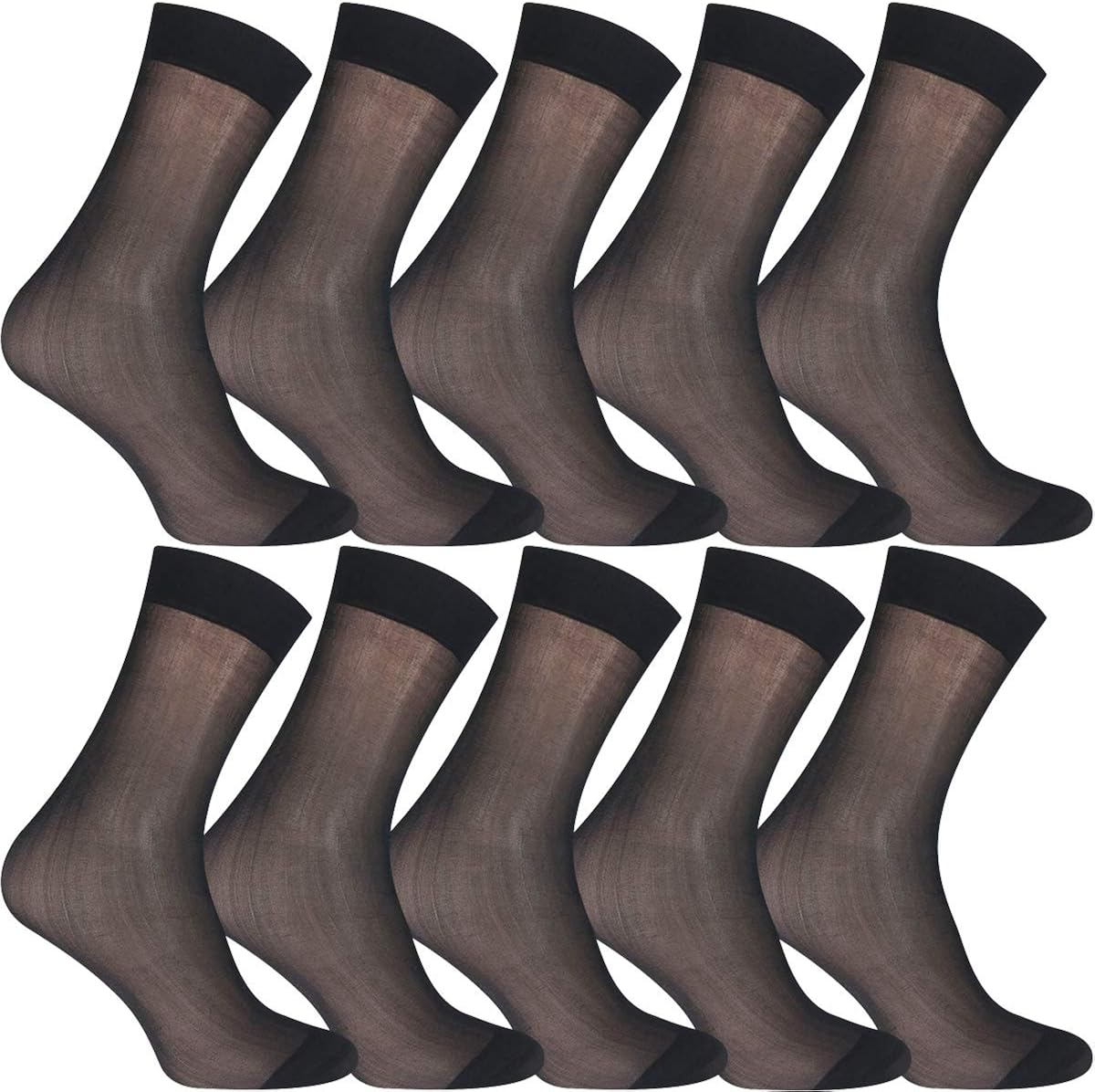 BambooMN – 3 Paia Di Calzini Uomo A Doppio Strato, Morbidi, Caldi E Spessi – Taglie M/L (6-10) E Extra Large (10-14) - 2