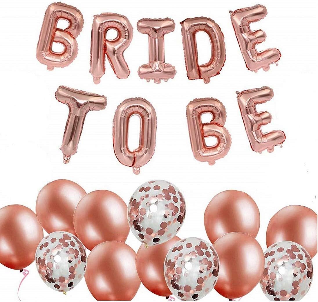 DOJoykey Hen Party Decoration Balloons Set, 1 pcs Bride To Be Balloons, 14 pcs Latex Balloons, 5 pcs Different Foil Balloons - Image 4