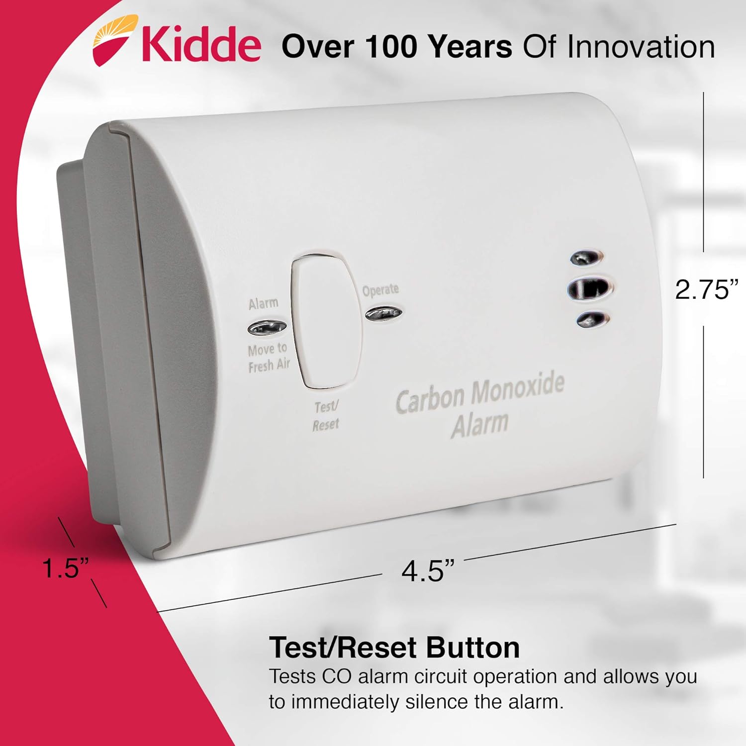 Kidde Carbon Monoxide Detector Alarm Battery Operated Model Kn Cob Lp2 9co5 Lp2 Home Improvement Amazon Com