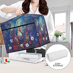 Yaparuogr Vintage Rooster Sewing Machine Covers