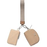 Mum's Memory Mini Zip Around Wristlet Wallets for Women -KeyChain Wallet with Detachable Dual Pouch Wristlet -Key Chain Coin Purse Small Wallets