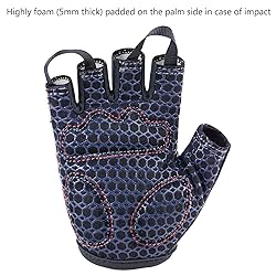 BASSDASH UPF 50+ Kids' Gloves with Padded Grippy