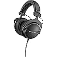 beyerdynamic DT 770 PRO 32 Ohm Over-Ear Headphones in Black. Enclosed Design, Wired for Professional Sound in The Studio and