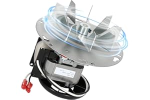 JISCULO 812-4400 Combustion Exhaust Blower Motor Replacement for Quadra-Fire Castile, Santa Fe, Contour, PelPro PP130, PP60, PP70, Heatilator Eco-Choice PS35, Pleasant Hearth PH35PS, PH50CABPS Pellet Stoves