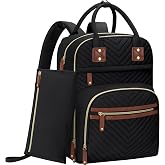 Tenot Diaper Bag Backpack for Women with Changing Pad Black | Large Capacity, Multifunctional, Waterproof, Travel Baby Diaper Bags for Mom,Dad,Baby Girl Boy