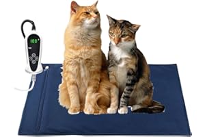 Cat and Dog pet Heating pad 25W, Size S: 14 * 17.5 inches, Waterproof, Constant Temperature, Regular Heating, Intelligent Pow
