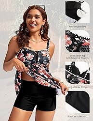 Tummy Control Swimsuits for Women 2025 2 Piece Cute