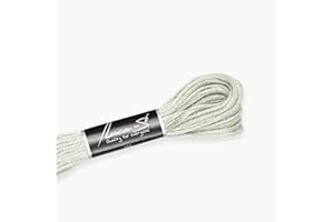 Premium Embroidery Thread Luca-S, 100% Giza Cotton, Oeko TEX Certified Stranded Cotton - 493 / DMC 3024 / Anchor 900