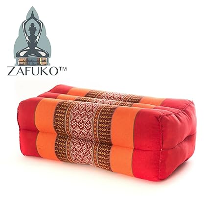 Zafuko Standard Meditation and Yoga Cushion - Cherry/Peach
