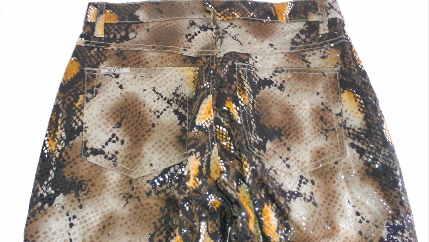 revolt snakeskin pants