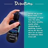 PraNaturals Dead Sea Magnesium Oil Spray 250ml Vegan Cruelty Free Muscle Cramp view 4