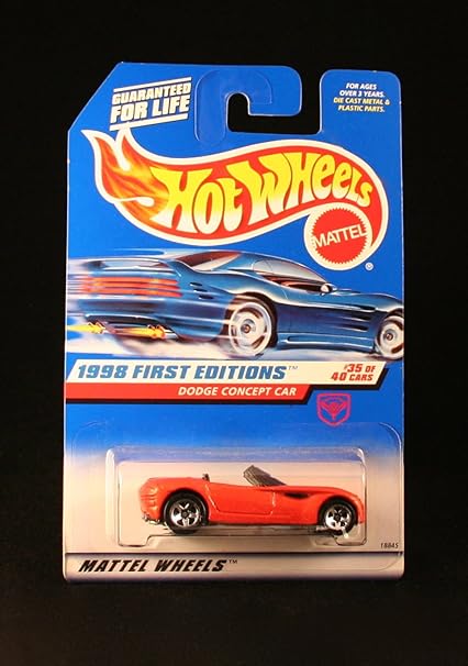 hot wheels 1998 first editions dodge concept car