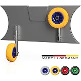 Roue Gonflable 25 Cm Avec Support Acier Inox - Capacité 150 Kg, Pour Remorque, Bateau Pneumatique, Transport - 3
