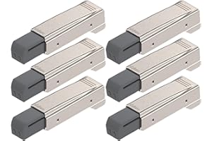Blum 973A0500.01x6 973A Blumotion Straight Arm Full Overlay Hinge for Doors, Nickel Finish (Pack of 6)