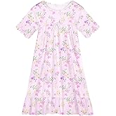 ICOSY Girls Nightgowns Toddler Girls Pajamas Princess Nightgown Clothes for Girl Casual Dress