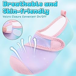 VIFUUR Kids Water Shoes Boys Girls Barefoot Water