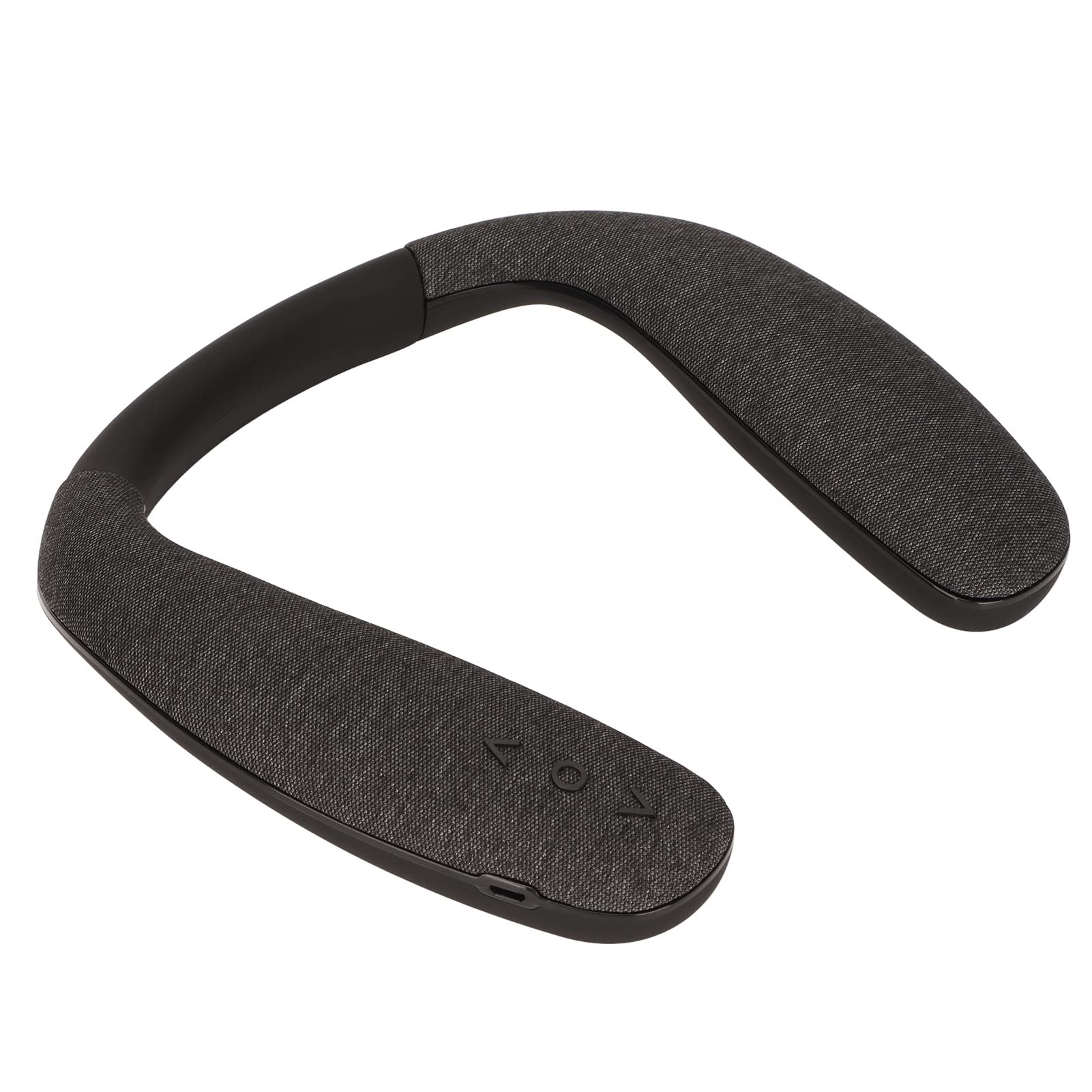 Septpenta Bluetooth Neckband Speaker, pure Stereo Sound Noise Cancelling Mic Clear Call Wireless Wearable Speaker, 3W X 2 Speaker System Comfortable Wear for Sports Travel(Black)