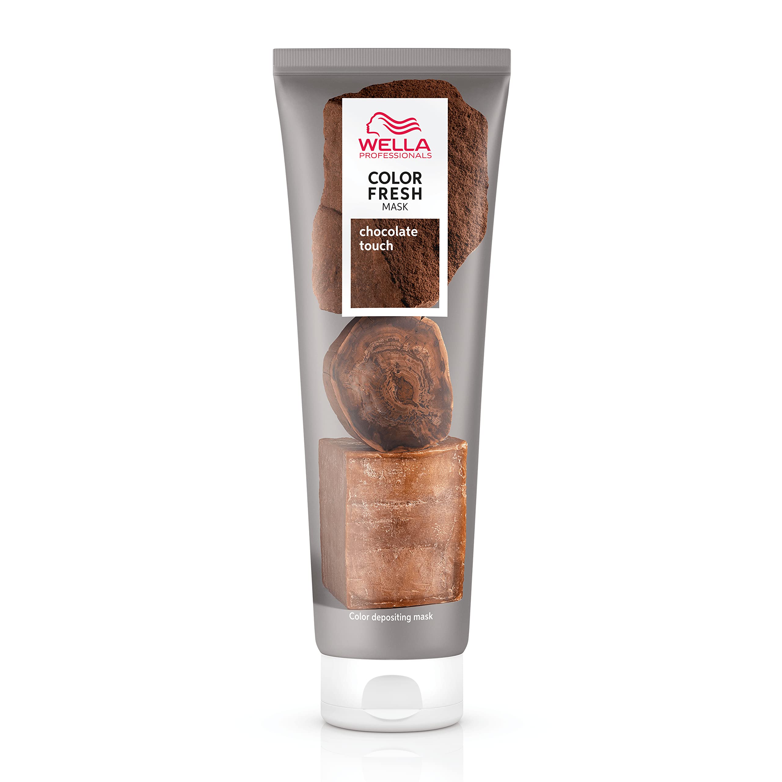 Photo 1 of Wella Professionals Color Fresh Mask | Chocolate Touch | Natural Shade | Hair Color-Depositing Mask | Vegan Formula with Avocado Oil | Zero Damage | Silicone Free | 5 Fl Oz