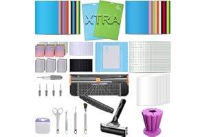LOPASA Starter Kit for Cricut Joy Xtra Machine, Extra Bundle for Beginners, 8.5 x 12 Xtra Size Accessories and Supplies for Newbies, All Essential Tools and Material(Complete Bundle)