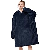 LetsFunny Blanket Hoodie,Oversized Wearable Sherpa Fleece Blanket Sweatshirt,Super Soft Warm Cozy with Giant Pocket,Gifts for Women Men Adults Teenagers Kids, One Size Fits All