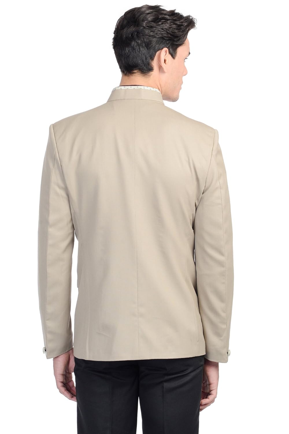 wintage men's wool nehru mandarin blazer