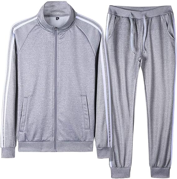 Amazon Bankiku バンキク ジャージ メンズ 上下セット ライン スウェット ランニングウェア セットアップ トレーニング 長袖 パーカー フードなし ロングパンツ おしゃれ 黒 紺 グレー M 4xl トレーナー パーカー 通販