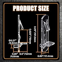 20pcs Plastic Locking Shelf Support Pegs,6.9mm