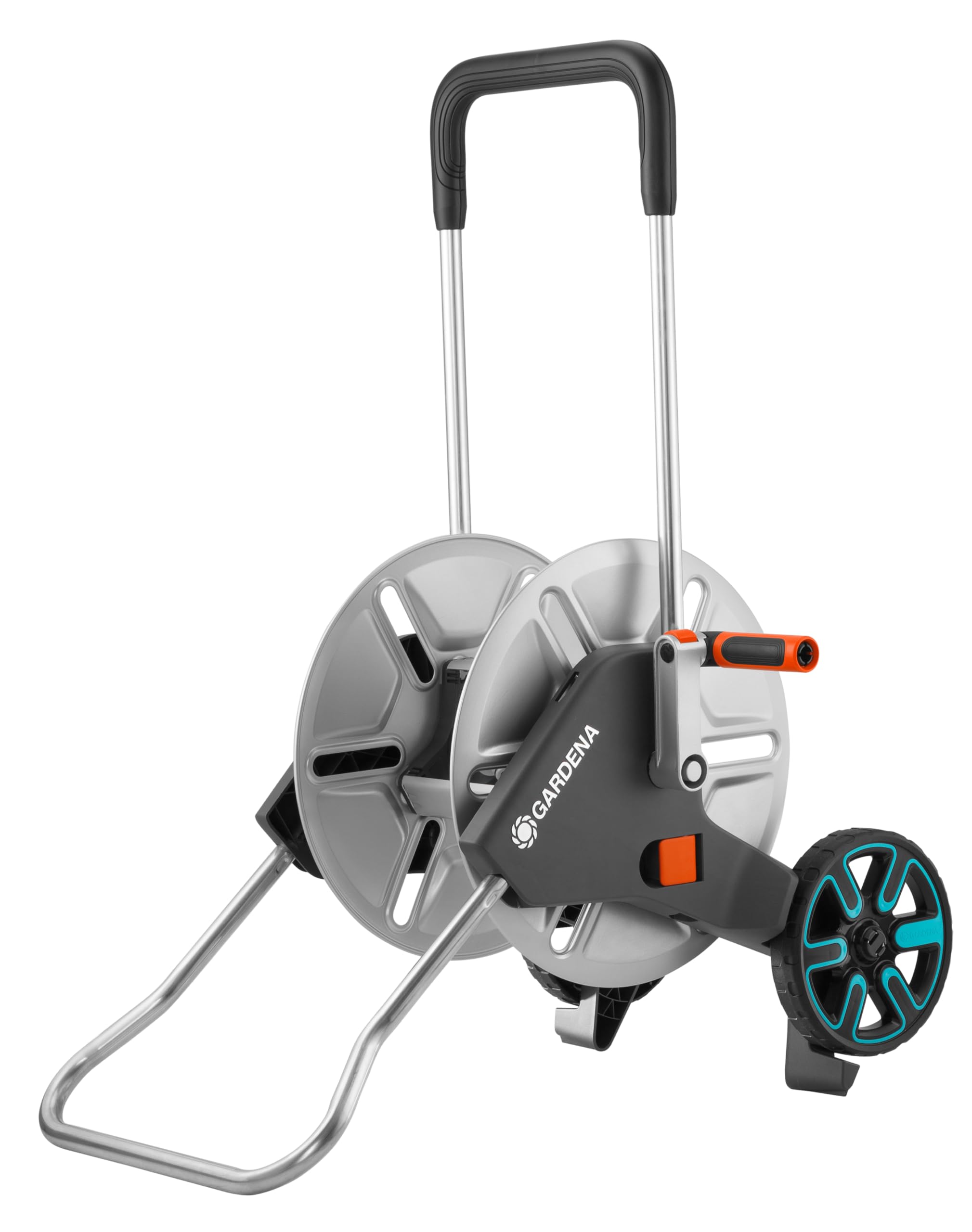 Item on hand is Gardena CleverRoll M Metal Hose 60 m capacity(13mm(1/2") with model number 18541