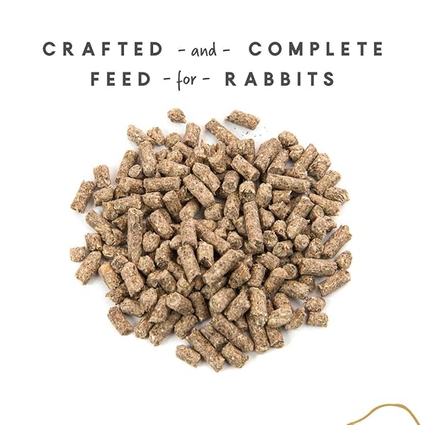 MANNA PRO RABBIT FOOD WITH VITAMINS AND MINERALS, COMPLETE FEED FOR RABBITS, SUPPORTS HEALTHY GROWTH AND DIGESTION, NO ARTIFICIAL COLORS OR FLAVORS, 5 LB