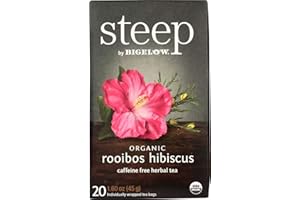 BIGELOW TEA Steep Herbal Tea Bags, 20/Box (17713)