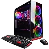 CYBERPOWERPC Gamer Xtreme VR GXiVR8060A5 Gaming PC Desktop Intel i5-8400, 8GB DDR4, NVIDIA GeForce GTX 1060 3GB, 120GB SSD+1TB HDD, WiFi & Win10 Home 64-Bit, 4 RGB Fans w/ Remote, Upgrade Friendly