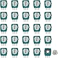 Onyehn Trimmer Potentiometer Sensor,Thumb Stick Analog Joystick Gasket Repair Parts for Xbox One,PS3,PS4 Switch Pro Controllers(25 Pack)