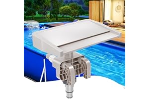 OURHOM Pool Fountain, Pool Fountains for above Ground Pools, Relaxing Waterfall Inground Swimming Pool Attachment, Water Spillway Koi Pond Waterfalls Fountains Kit Pool Cooler, Swimming Pool Accessories
