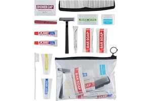BILLIONHATS Wholesale Basic Hygiene Kits for Donations – Bulk Toiletry Supplies in Zip Pouch – Perfect for Donations Homeless