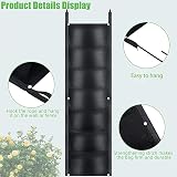 WAIZHIUA 2 Pack 7 Pocket Wall Planting Bags Vertical Planters view 2
